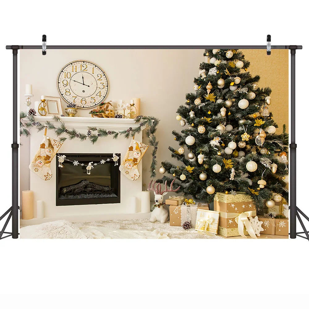 Painel Decorativo de Natal – Estilo Fundo Fotográfico