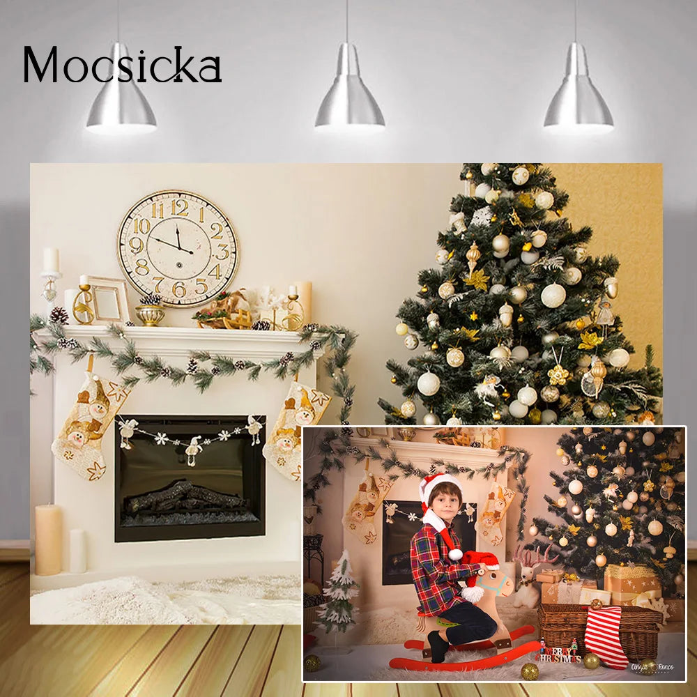 Painel Decorativo de Natal – Estilo Fundo Fotográfico